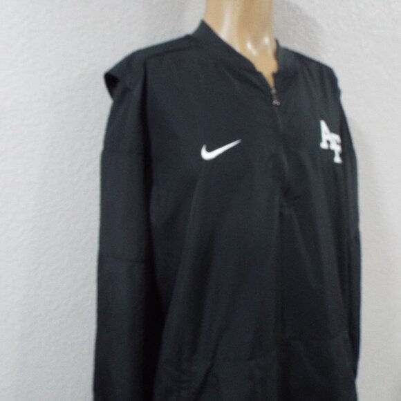 Nike Men's Storm Fit Quarter Zip Charcoal Gray Windbreaker Airforce Academy XL - Picture 3 of 9